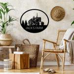 tractor sign metal farm sign farmhouse custom metal sign 0