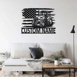 tractor us flag personalized tractor farm sign decoration for room farmer gift farmhouse 0