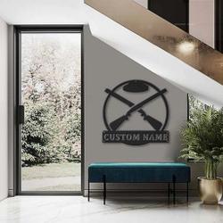trap shooting metal sign personalized metal name signs home decor sport lovers gifts 2