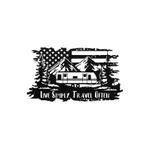 travel trailer camping car live simply travel often metal sign wall art us flag moutain scenery decor custom metal sign 0