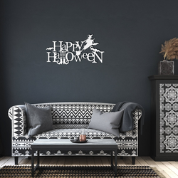trick or treat metal sign scary bat signs halloween decoration for home 2