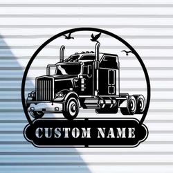 truck driver trucking company business custom metal signs 1