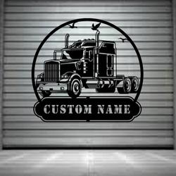 truck driver trucking company business custom metal signs 2