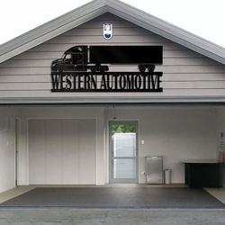 trucking company automotive truck driver business custom metal signs 2