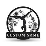 tumbling metal sign personalized metal name signs home decor sport lovers gifts 0