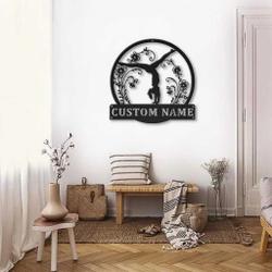 tumbling metal sign personalized metal name signs home decor sport lovers gifts 1