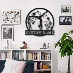 tumbling metal sign personalized metal name signs home decor sport lovers gifts 3