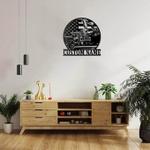 us dump truck with track hoe excavator business custom metal signs 0
