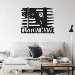us lineman metal art personalized metal name signs decor home lineman gifts for dad 2