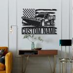 us snow truck driver business custom metal signs 0