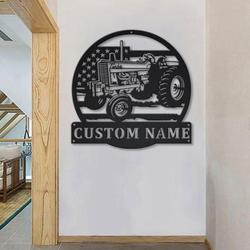 usa farm tractor business custom metal signs 1
