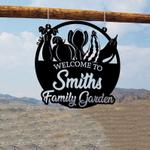 vegetable farm family garden custom metal signs gift for farmer garden lover 0
