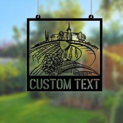vineyard and winery grape farm grape garden v2 custom metal signs gift for farmer 2