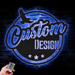 vintage trailer metal wall art personalized metal name sign camping campfire signs decor home outdoor 3