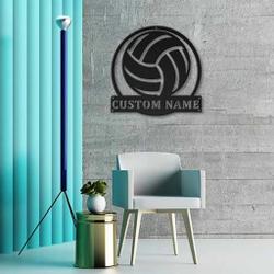 volleyball metal sign personalized metal name signs home decor sport lovers gifts 4