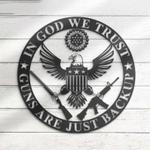 we the people in god we trust metal wall art 2nd amendment sign patriotic decor laser cut metal signs 0