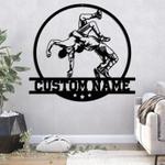 wrestling coach gift custom metal signs 0