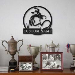 wrestling monogram custom metal signs 3