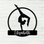 yoga home decor gymnastics fitness yoga studio decor business custom metal signs 0