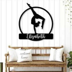 yoga home decor gymnastics fitness yoga studio decor business custom metal signs 1