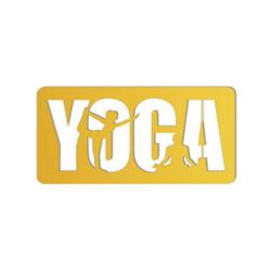 yoga metal art laser cut metal sign decor room gift for yoga lover 2