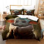 18057 star wars yoda baby cosplay bedding set duvet cover comforter bed sheets 0