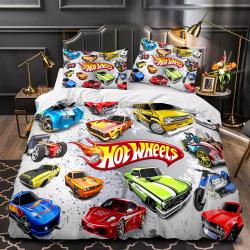 Hot Wheels Cosplay Bedding Set Duvet Cover Quilt Bed Sheets Sets Gifts