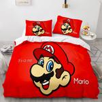18099 super mario cosplay bedding set full duvet cover comforter bed sheets 0