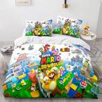 18103 super mario cosplay bedding set full duvet cover comforter bed sheets 0