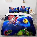 18107 super mario cosplay bedding set full duvet cover comforter bed sheets 0