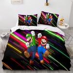 18117 super mario cosplay bedding set full duvet cover comforter bed sheets 0