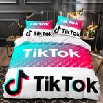 18223 tiktok bedding set tik tok quilt duvet covers comforter bed sheets 0