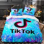 18231 tiktok bedding set tik tok quilt duvet covers comforter bed sheets 0