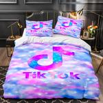 18233 tiktok bedding set tik tok quilt duvet covers comforter bed sheets 0