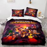 18241 minecraft cosplay bedding set full duvet cover comforter bed sheets 0