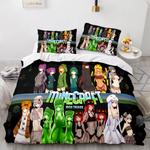 18247 minecraft cosplay bedding set full duvet cover comforter bed sheets 0