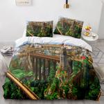 18249 minecraft cosplay bedding set full duvet cover comforter bed sheets 0