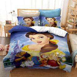 Disney Princess Snow White Cosplay Bedding Set Duvet Cover Bed Sheets
