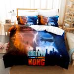 18361 king kong vs godzilla comforter bedding set duvet covers bed sheets 0