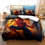 18447 superhero spiderman bedding set quilt duvet cover bed sheets sets 0
