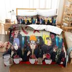 18509 naruto cosplay bedding set full duvet cover comforter soft bed sheets 0