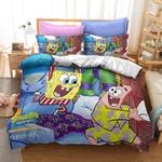 18761 spongebob squarepants bedding set duvet covers comforter bed sheets 0