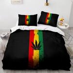 18931 420 weed plant 3 piece comforter bedding sets duvet cover bed sheets 0