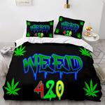 18933 420 weed plant 3 piece comforter bedding sets duvet cover bed sheets 0