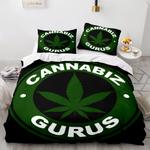 18939 420 weed plant 3 piece comforter bedding sets duvet cover bed sheets 0