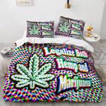 18949 420 weed plant 3 piece comforter bedding sets duvet cover bed sheets 0
