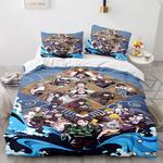 19027 demon slayer cosplay bedding set duvet covers comforter bed sheets 0