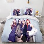 19057 3 piece blackpink cosplay bedding set duvet cover sets bed sheets 0