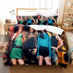 19059 3 piece blackpink cosplay bedding set duvet cover sets bed sheets 0