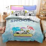19077 snoopy print bedding set quilt duvet cover without filler 0